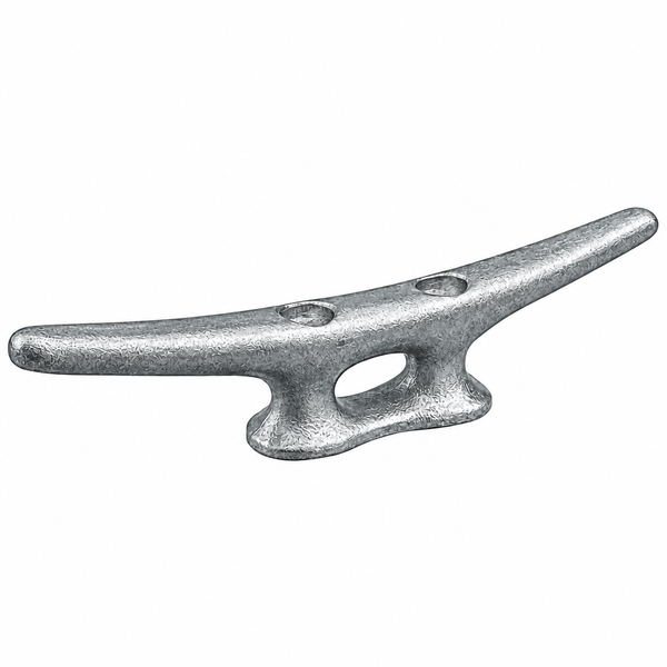 Sea-Dog 040106 Galvanized Iron 6" Open Base Cleat - Product View