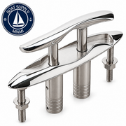 Sea-Dog 041504-1 S-Style Pull-Up Cleat with Studs 4-1/2" 316 Stainless Steel