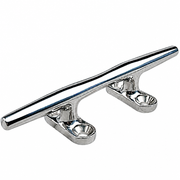 Sea-Dog 041604-1 Open Base Marine Cleat 4" 316 Stainless Steel - Product View
