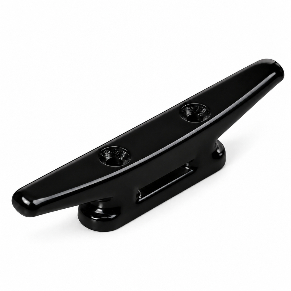 Sea-Dog 043080 Open Base Nylon Cleat 8" Black, Bulk - Product View