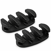 Sea-Dog 043540-1 Zig Zag Cleat 3-1/2" Black Nylon, 2-Pack - Product View