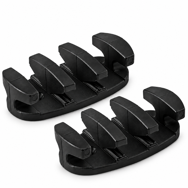 Sea-Dog 043540-1 Zig Zag Cleat 3-1/2" Black Nylon, 2-Pack - Product View