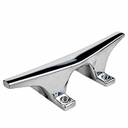Sea-Dog 044104-1 4-1/2" Chrome Plated Zinc 4-Hole Marine Cleat - Product View