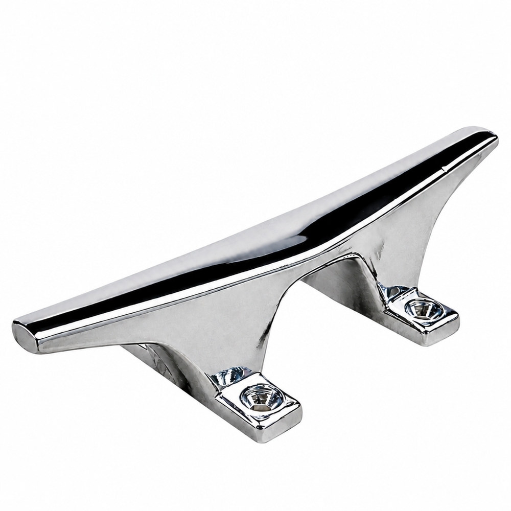 Sea-Dog 044104-1 4-1/2" Chrome Plated Zinc 4-Hole Marine Cleat - Product View