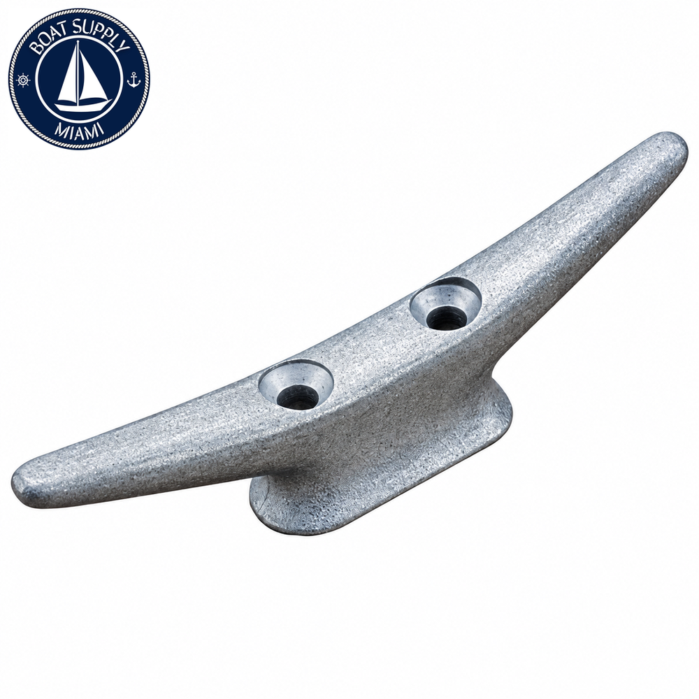 Sea-Dog 046105-1 Closed Base Aluminum Marine Cleat 5" Flat Head