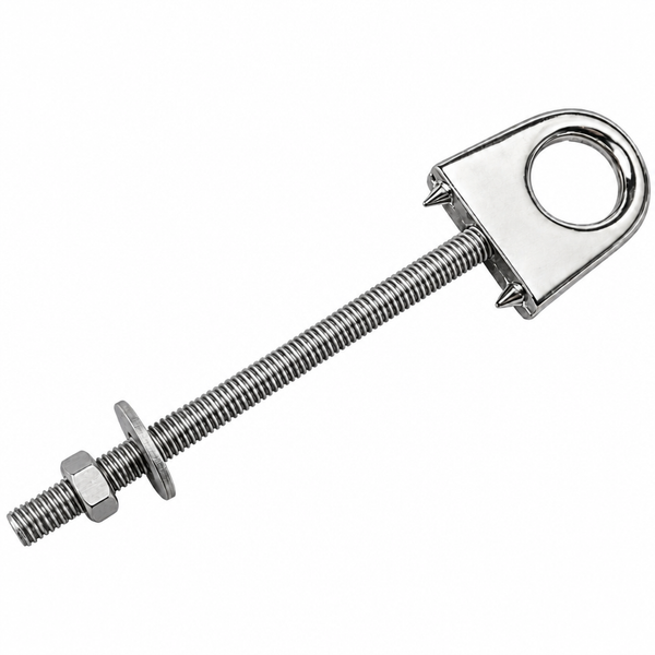 Sea-Dog 079133-1 Bow Eye 3/8" x 3" Chrome Plated Zinc - Product View