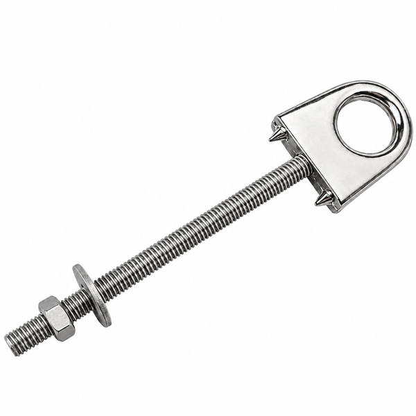 Sea-Dog 079135-1 Chromed Zinc Bow Eye 3/8" x 5" - Product View