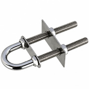Sea-Dog 080155-1 7/16" Stainless Steel Eye End with Large Reinforcement Plate - Product View