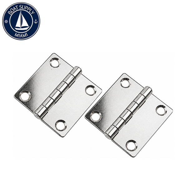 Sea-Dog 201582-1 2" x 2" 304 Stainless Steel Marine Butt Hinge