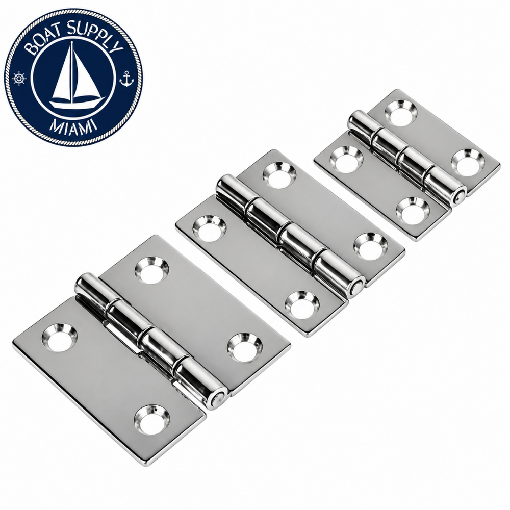 Sea-Dog 203072-1 2" x 2" 304 Stainless Steel Marine Damped Hinge