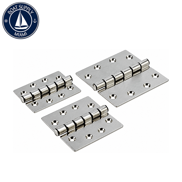 Sea-Dog 205243 3" x 4" 316 Stainless Steel Marine Butt Hinge