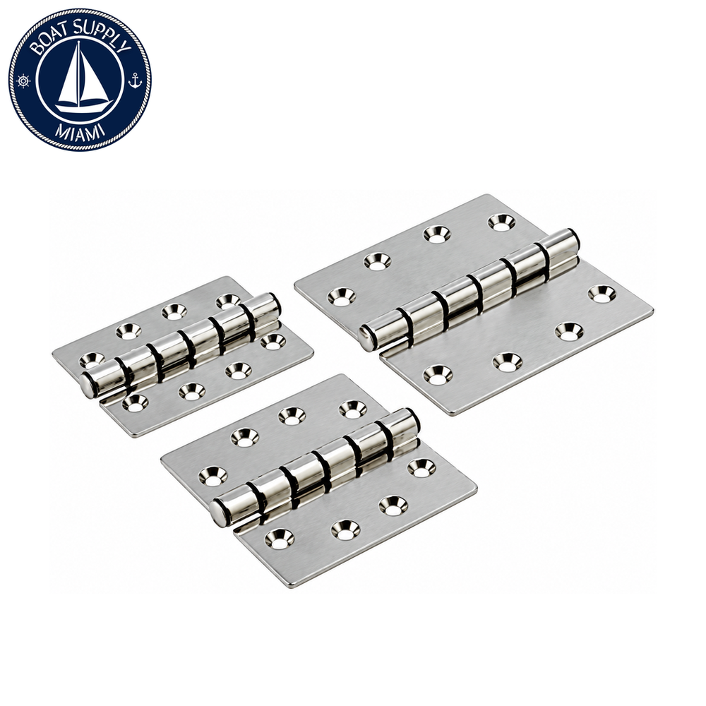 Sea-Dog 205243 3" x 4" 316 Stainless Steel Marine Butt Hinge
