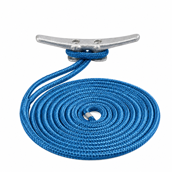 Sea-Dog 302112025BL-1 Premium Double Braided Nylon Dock Line 1/2" x 25' Blue - Product View
