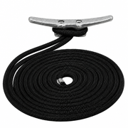 Sea-Dog 302119025BK-1 Premium Double Braid Nylon Dock Line 3/4" x 25' Black - Product View
