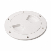 Sea-Dog 336140-1 Quarter-Turn Marine Inspection Hatch 4-1/2" Smooth Finish White - Product View