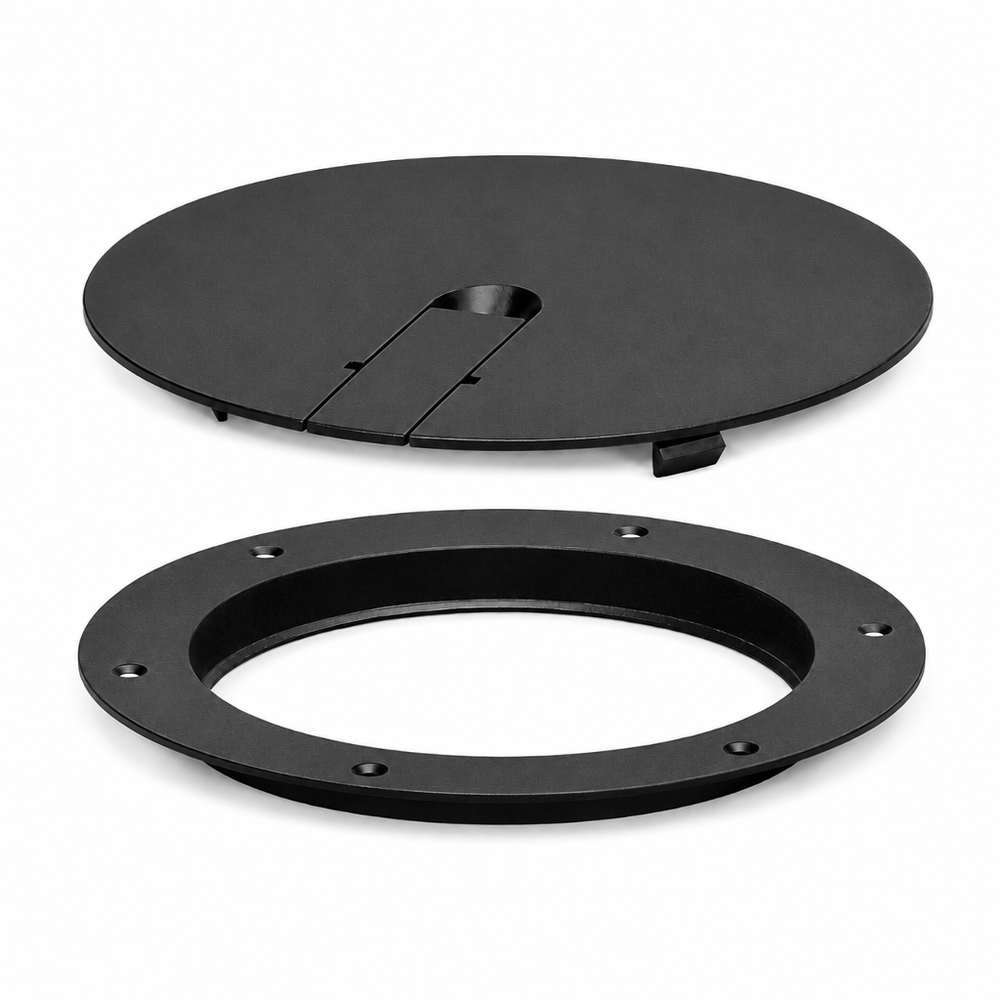 Sea-Dog 336410-1 Low Profile Pop-Out Deck Plate 6" White - Product View