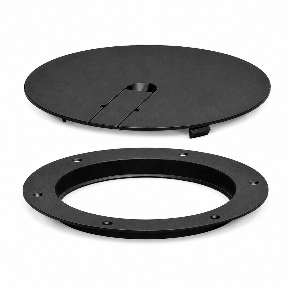 Sea-Dog 336411-1 Low Profile Pop-Out Deck Plate 6" Black - Product View