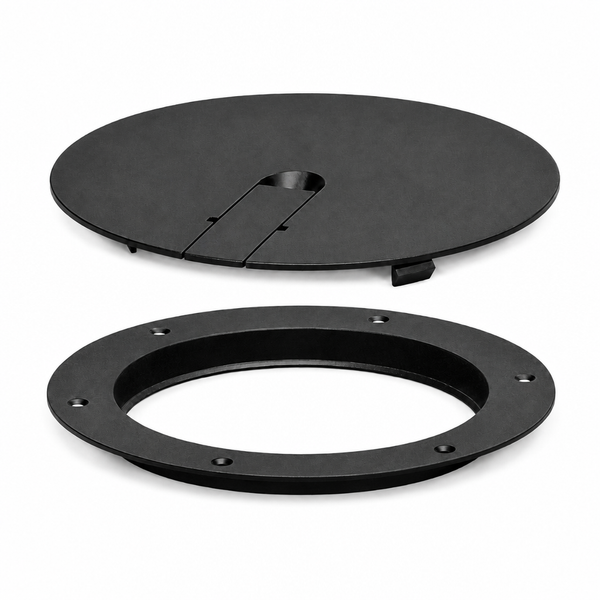 Sea-Dog 336412-1 Low Profile Pop-Out Deck Plate 8" White - Product View