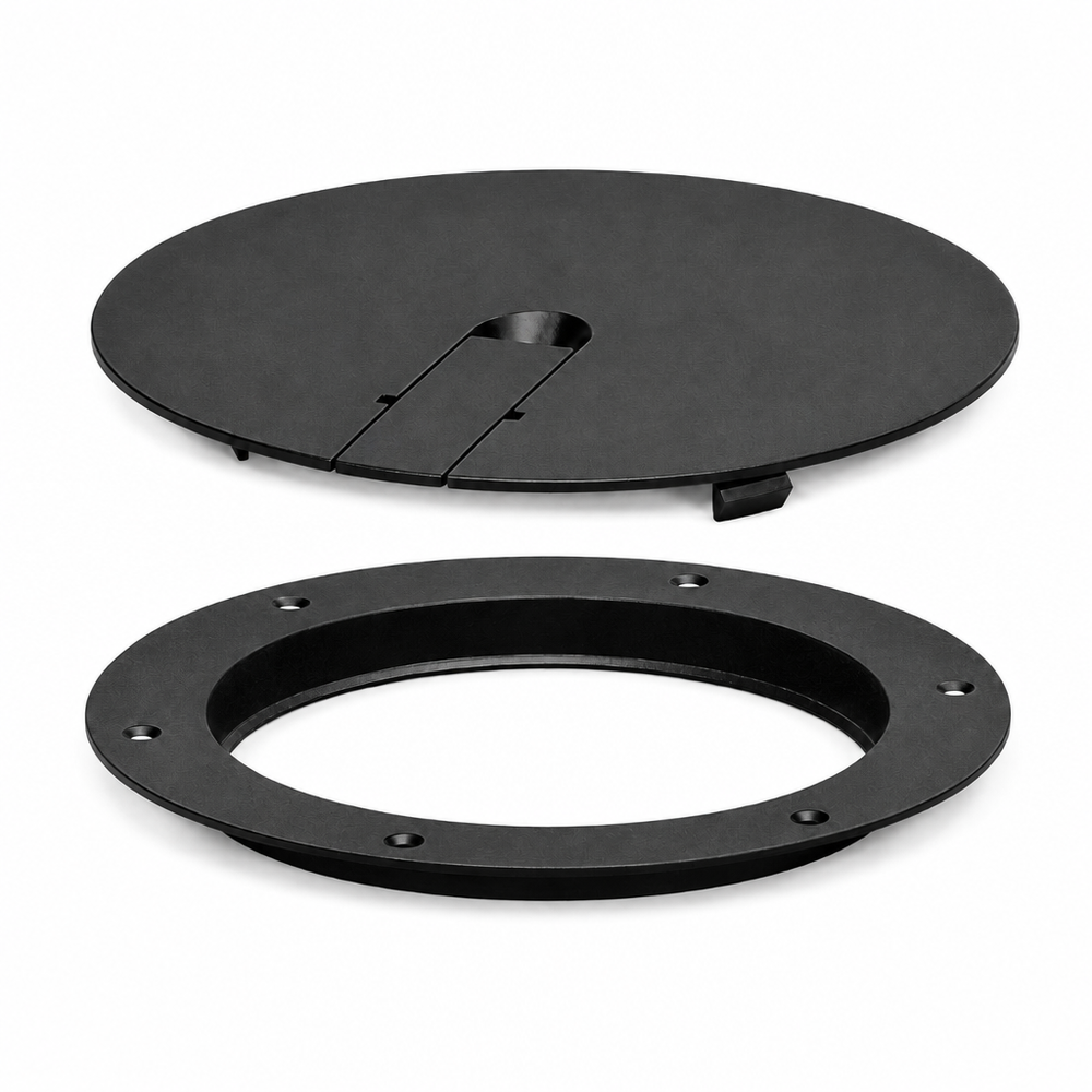 Sea-Dog 336412-1 Low Profile Pop-Out Deck Plate 8" White - Product View