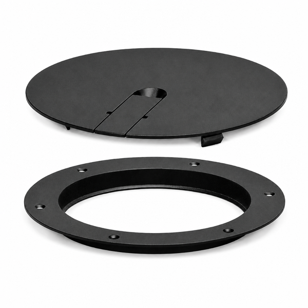 Sea-Dog 336413-1 Low Profile Pop-Out Deck Plate 8" Black - Product View