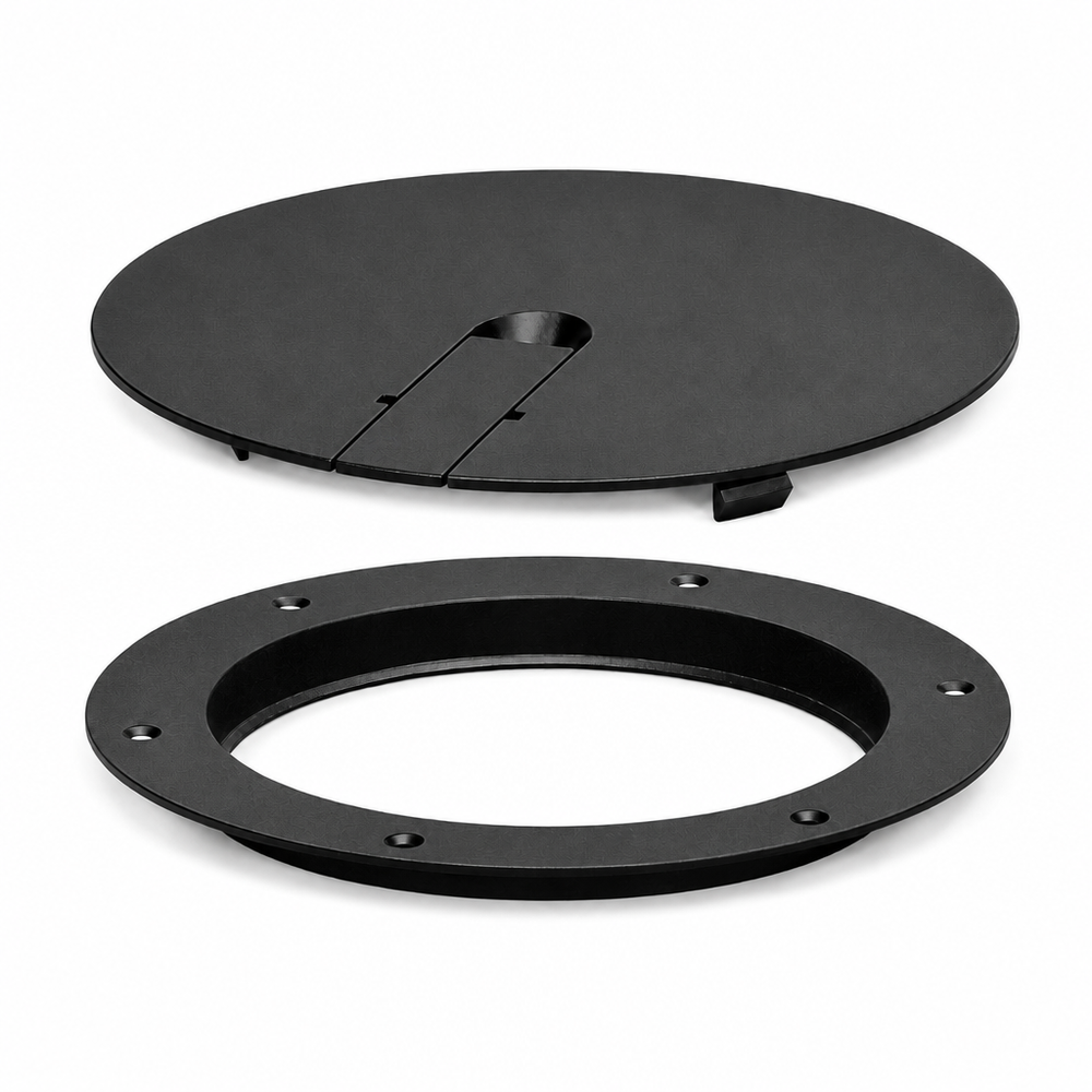 Sea-Dog 336413-1 Low Profile Pop-Out Deck Plate 8" Black - Product View