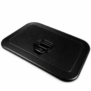 Sea-Dog 336525-3 Triple Latch Rectangular Marine Hatch 10-1/4" x 14" Black - Product View