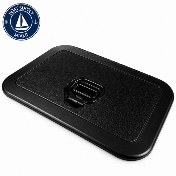 Sea-Dog 336525-3 Triple Latch Rectangular Marine Hatch 10-1/4" x 14" Black
