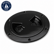 Sea-Dog 337155 Screw-Out Deck Plate 5" Black
