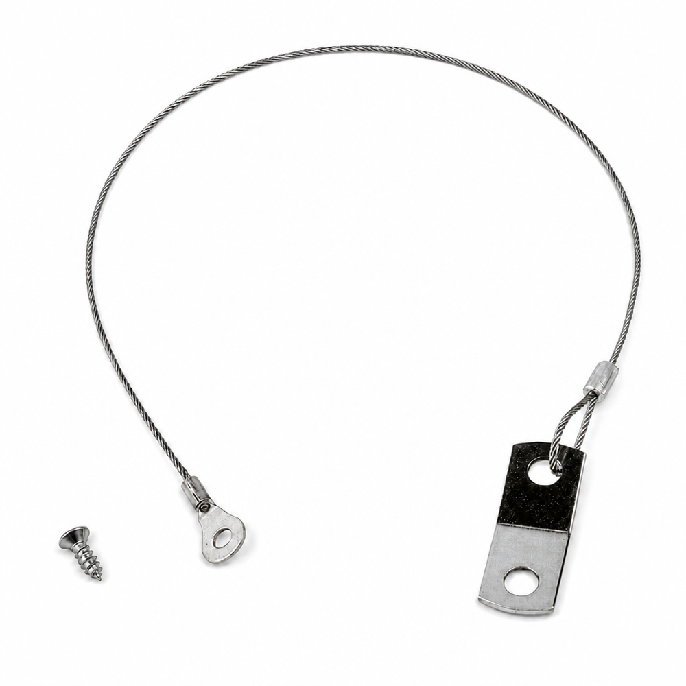 Sea-Dog 337198-1 12" Inspection Hatch Retaining Cable in Stainless Steel - Product View