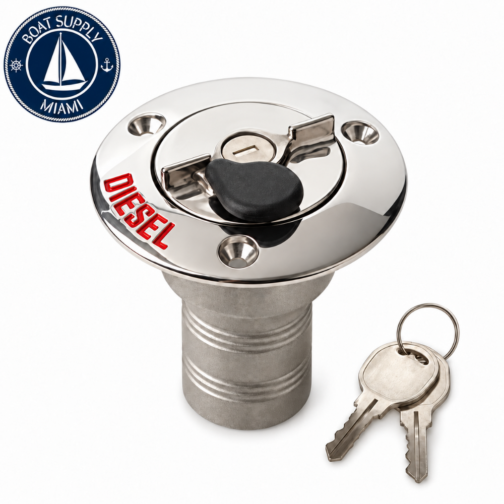 Sea-Dog 351321L-1 316 Stainless Steel Marine Diesel Deck Fill