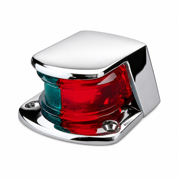 Sea-Dog 400155-1 Die Cast Chrome Zinc Combination Bow Light - Product View