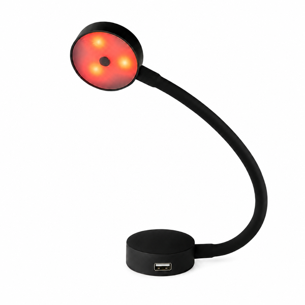 Sea-Dog 404939-3 LED Flex-Neck Day/Night Light with USB White/Red - Product View