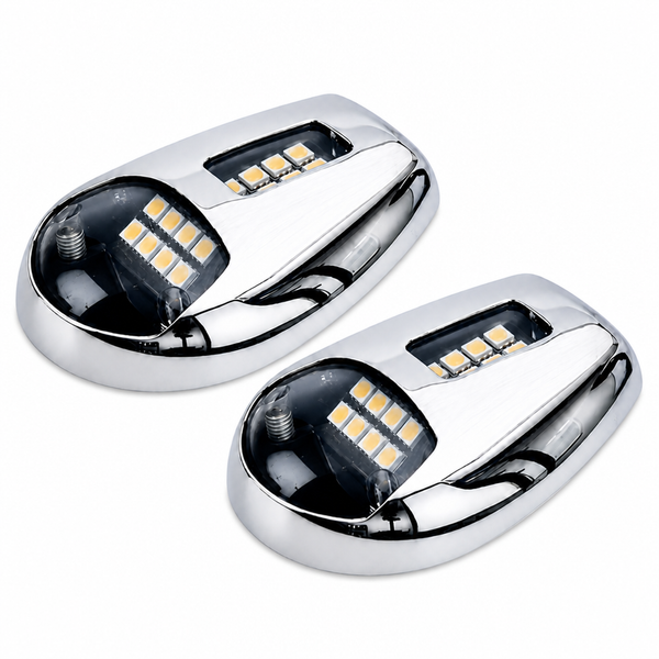 Sea-Dog 405950-1 Stainless Steel LED Side Mount Docking Lights Pair - Product View