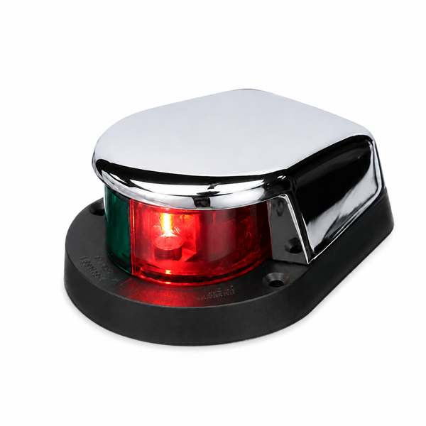 Seachoice 50-05011 Chrome Plated Zamak Bi-Color Bow Light - Product View