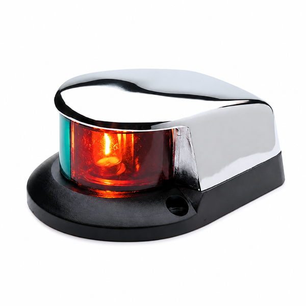 Seachoice 50-05021 Chrome Plated Zamak Bi-Color Bow Light - Product View