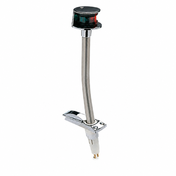 Seachoice 50-05091 Chrome Zamak Stow-A-Way Bi-Color Bow Light - Product View