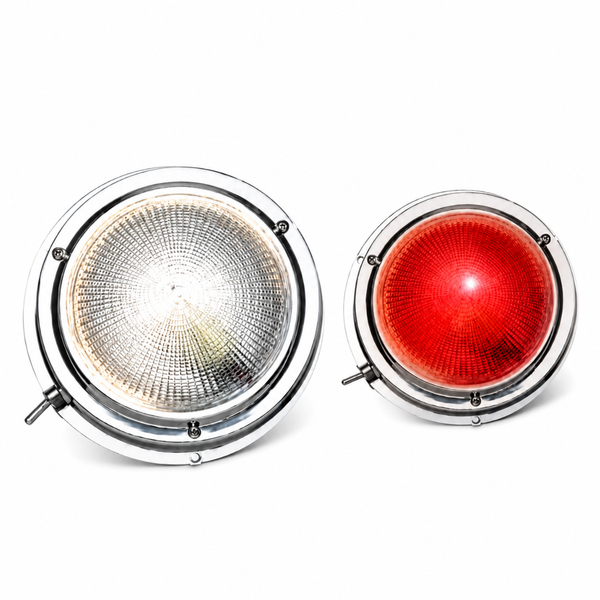 Seachoice 50-06651 Day or Night Vision Dome Light Red/White 5 in - Product View