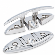 Seachoice 50-30002 Oval Folding Cleat 6" 316 Stainless Steel - Product View