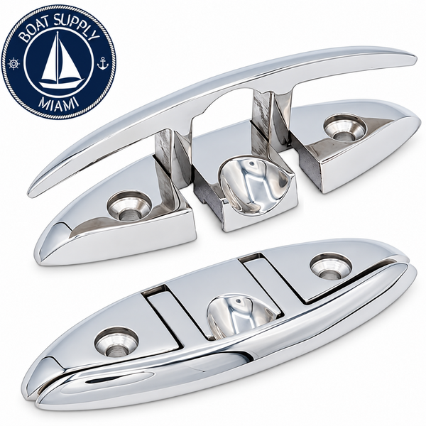 Seachoice 50-30003 Oval Folding Cleat 8" 316 Stainless Steel