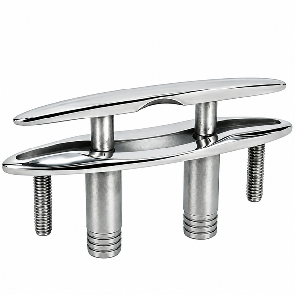 Seachoice 50-30052 Pull-Up Cleat with Studs 6" 316 Stainless Steel - secondary product image