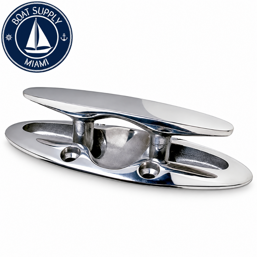 Seachoice 50-30061 Pull-Up Cleat 4-1/4" 316 Stainless Steel