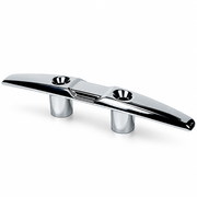 Seachoice 50-30341 Cleat Open Base 6-1/8" Chrome Plated Zinc - Product View