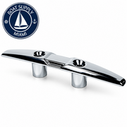 Seachoice 50-30341 Cleat Open Base 6-1/8" Chrome Plated Zinc
