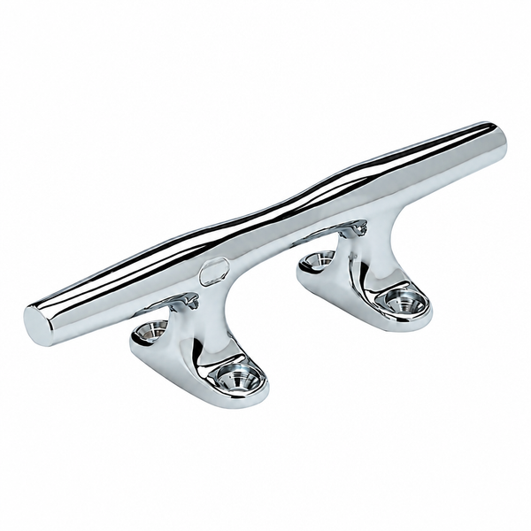 Seachoice 50-30481 Hollow Base Cleat 4" L x 3/4" H Chrome-plated zinc - Product View