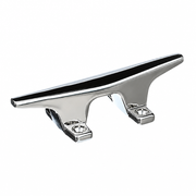 Seachoice 50-30571 Hollow Base Cleat 6" L x 7/8" H Chrome-plated zinc - Product View