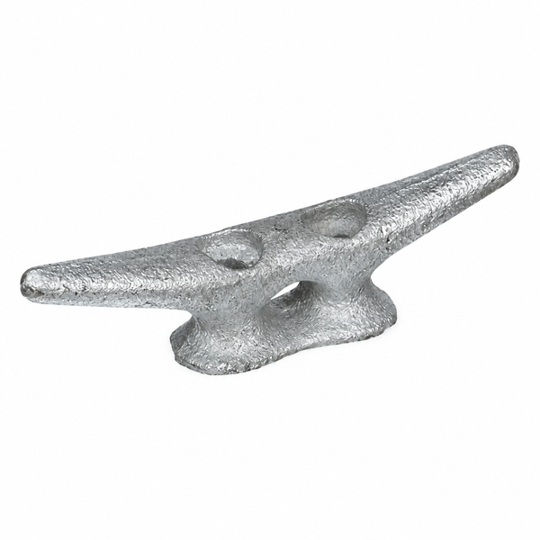 Seachoice 50-30600 Dock Cleat 6" Hot-dipped galvanized gray iron - Product View