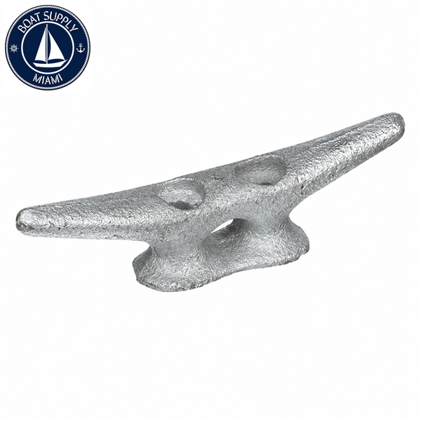 Seachoice 50-30610 Dock Cleat 8" Hot-dipped galvanized gray iron
