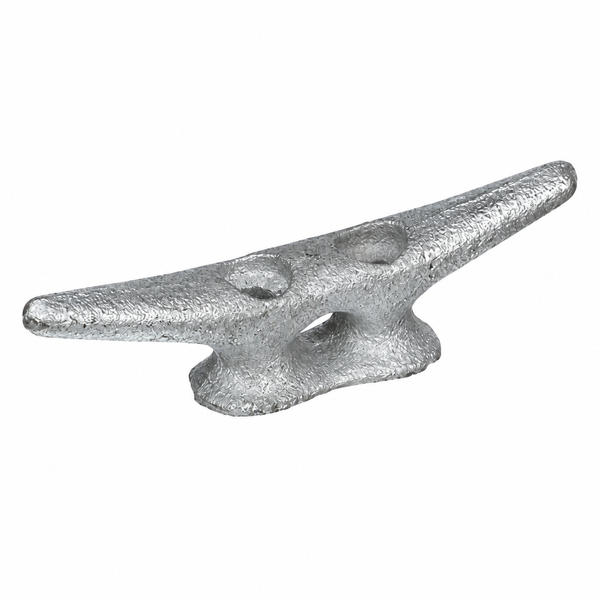 Seachoice 50-30620 Dock Cleat 10" Hot-dipped galvanized gray iron - Product View