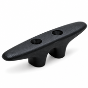 Seachoice 50-30801 Black Nylon Open-Base Cleat 4-1/2" Black Nylon - Product View