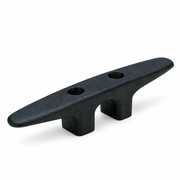 Seachoice 50-30820 Black Nylon Open-Base Cleat 6" Black Nylon - Product View